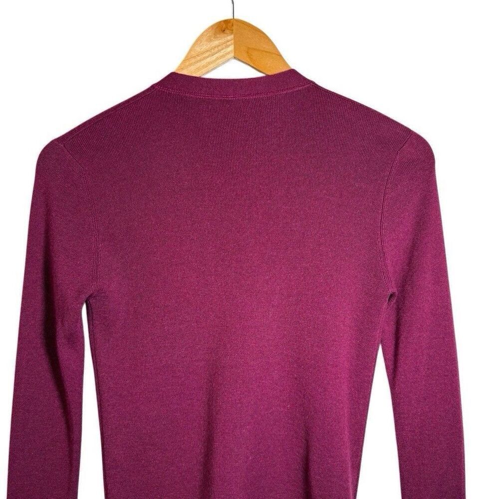 Prada Knit Burgundy Cardigan Size IT 38 EUC - Picture 4 of 11